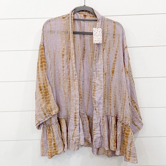 NWT Free People Sasha Tie Dye Kimono Size XS/S - Picture 3 of 13